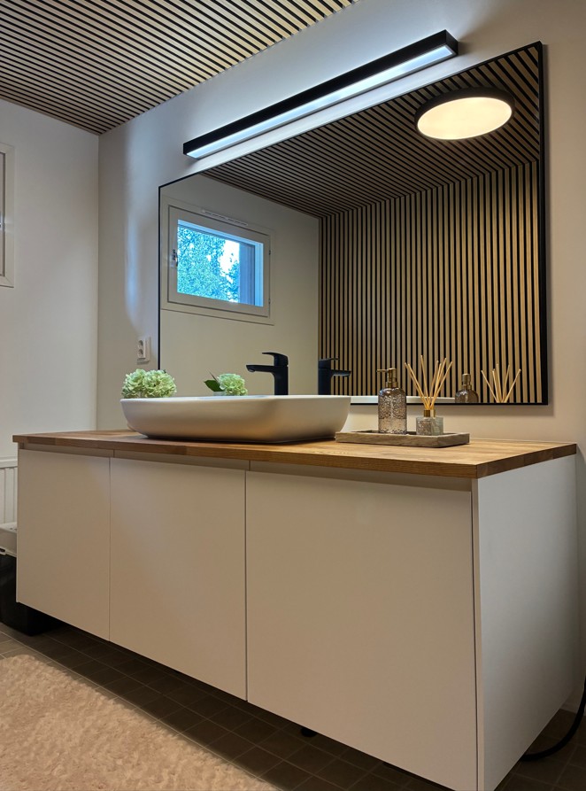 WC:n sisustussuunnittelu, Askisto Vantaa – Designed by Suvi